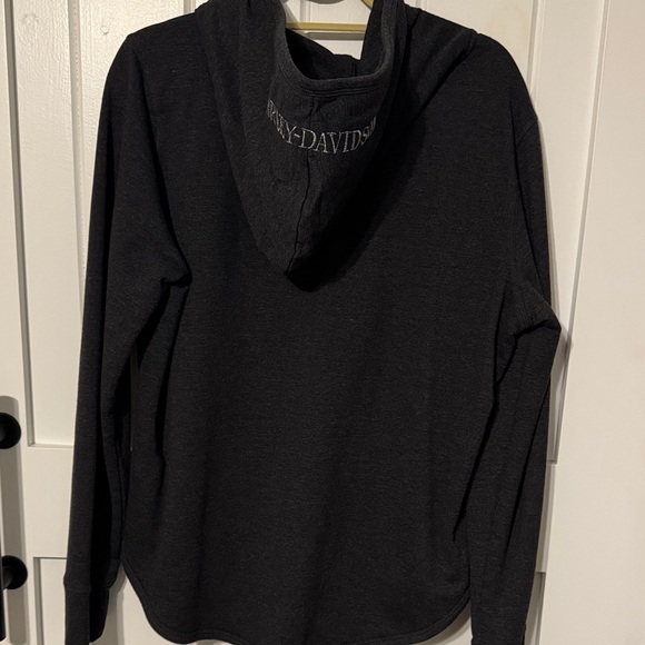Harley-Davidson Charcoal Skull Hoodie - Picture 3 of 3